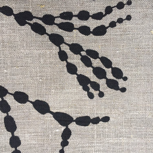 Hand printed 'Seaweed’ 100% linen tea towel