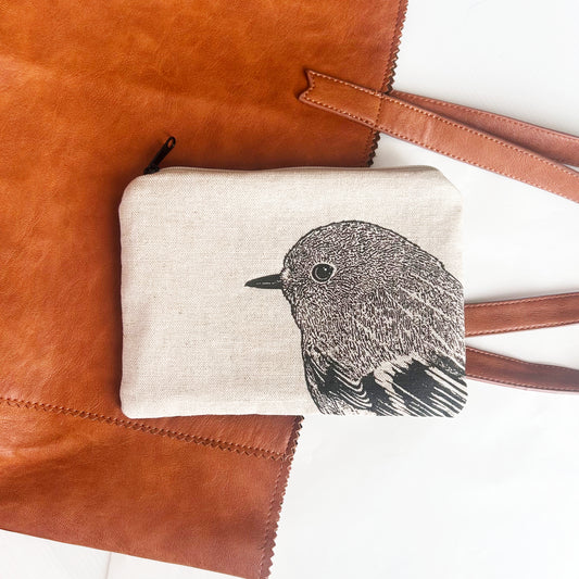 Scarlet robin large purse