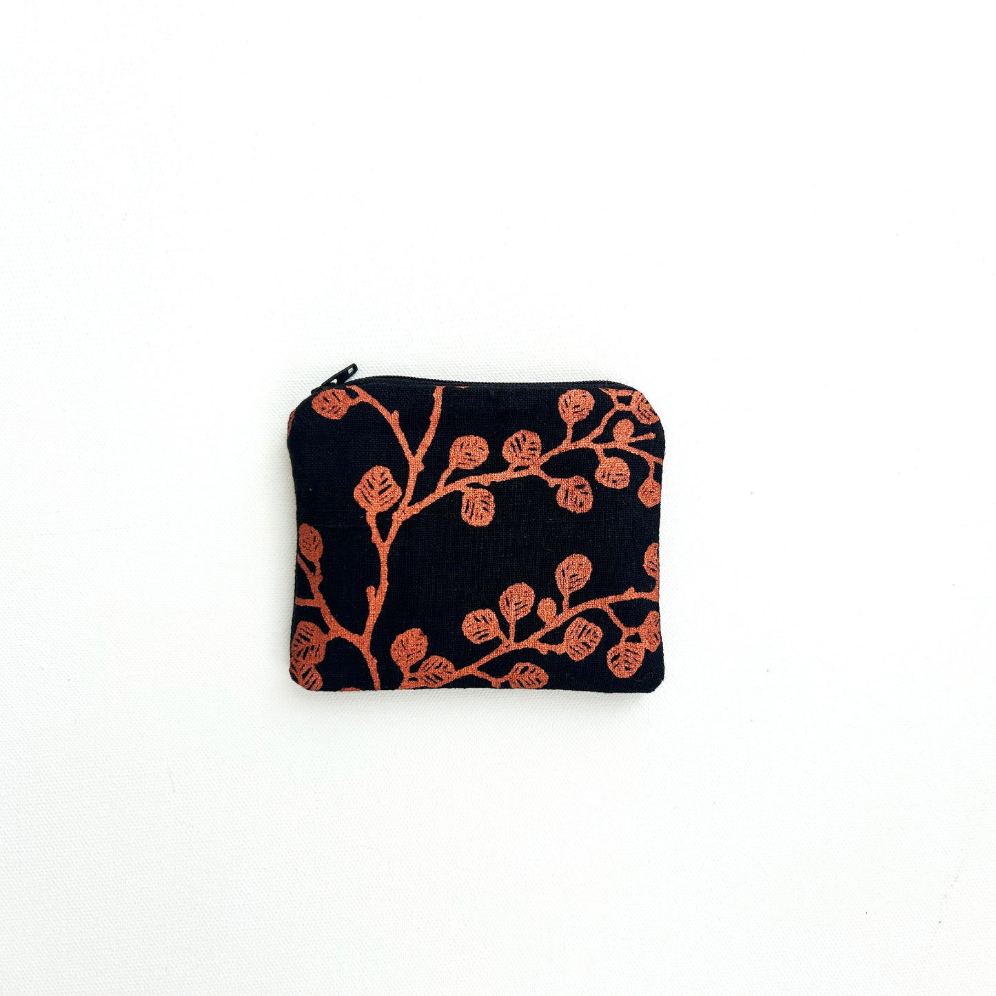 Hand printed fagus coin purse