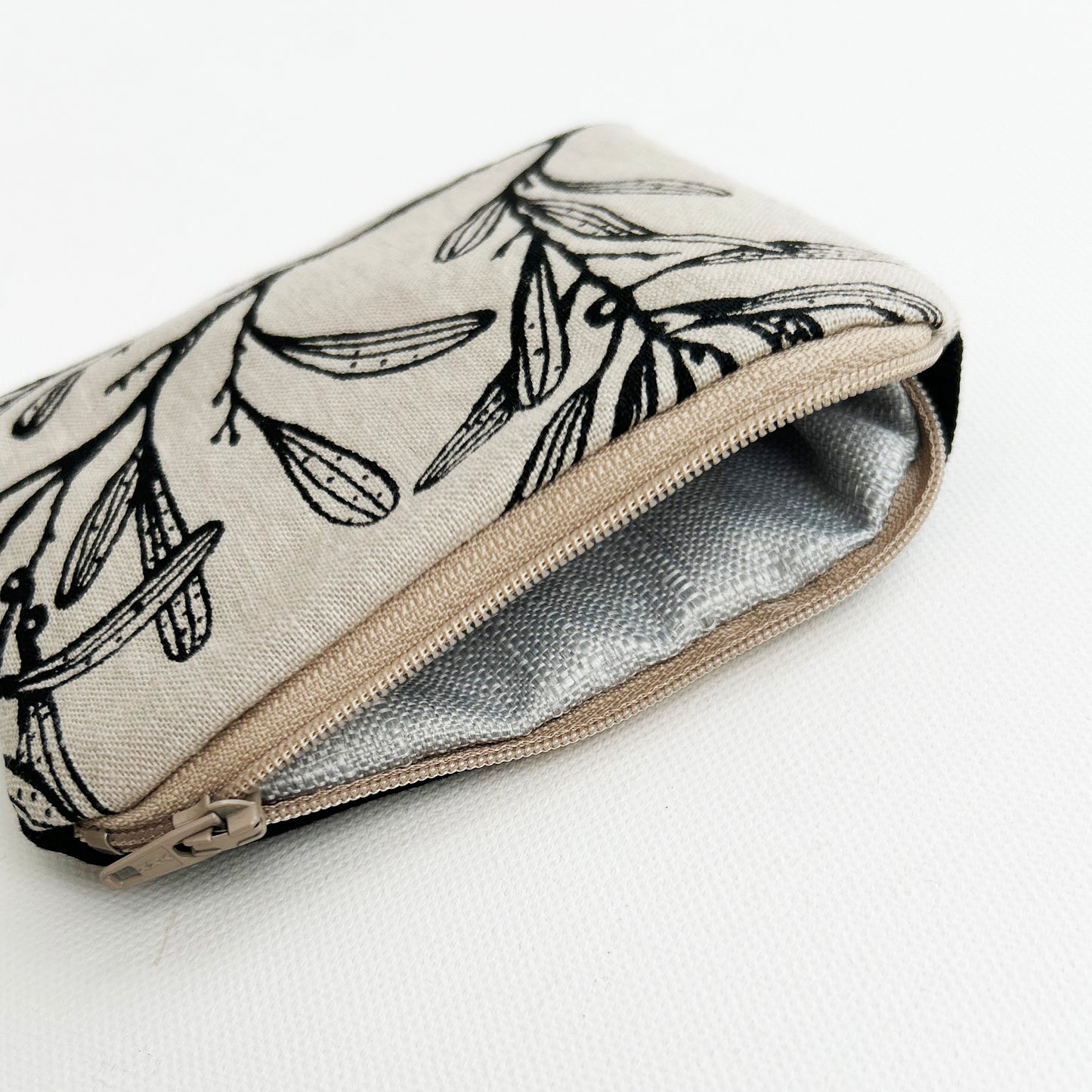 Hand printed Tasmanian blackwood coin purse