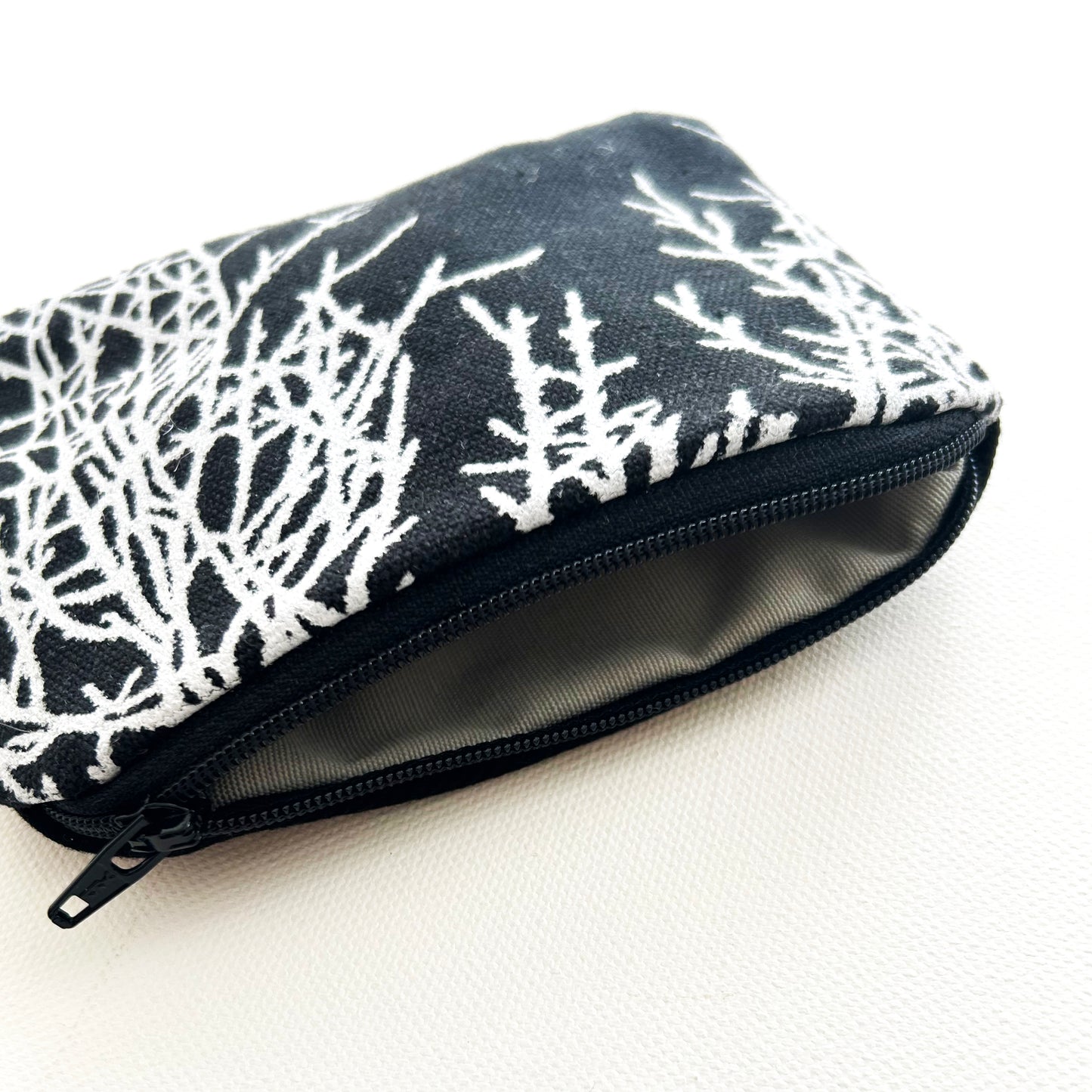 Hand printed Huon pine coin purse